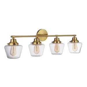 Craftmade Lighting Essex 4 - Light Vanity in  Satin Brass - 1 of 2