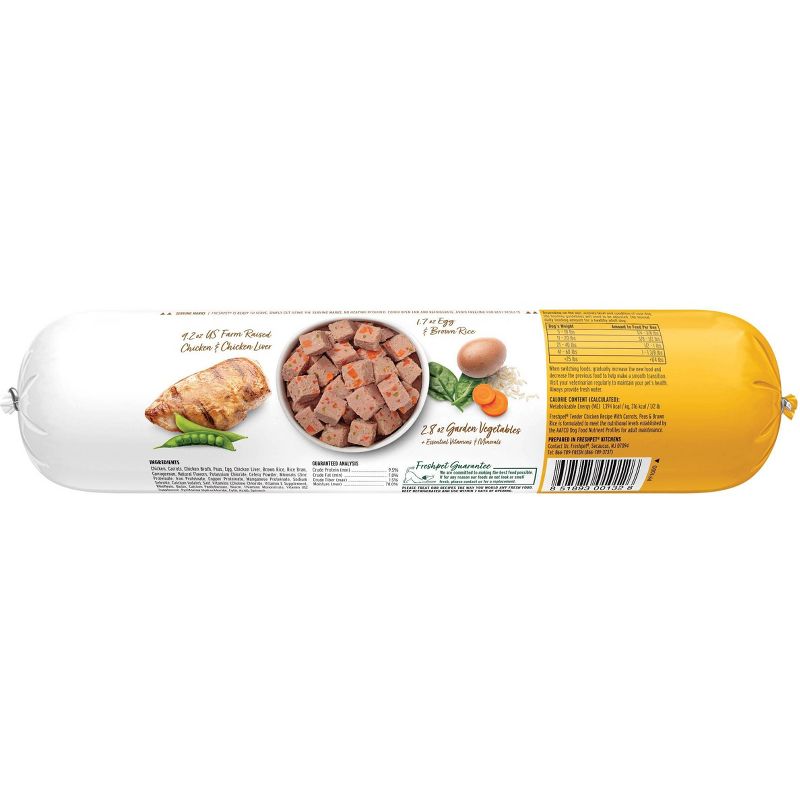 Freshpet Select Roll Tender Chicken and Vegetable Recipe Refrigerated Dog Food, 4 of 7