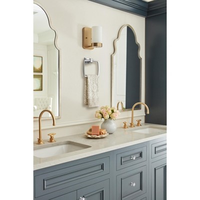 Polished Nickel Wall Mounted Towel Ring