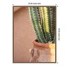 Amanti Art Green On Orange by Raisa Zwart Canvas Wall Art Print Framed - 3 of 4