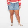 Women's Low-Rise Cargo Camp Denim Shorts - Wild Fable™ - 2 of 3