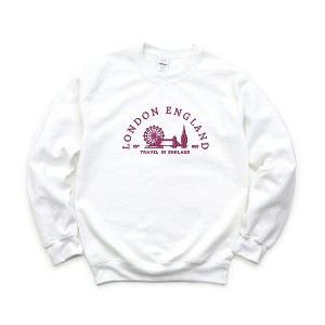 Simply Sage Market Women's Graphic Sweatshirt Embroidered London England - 1 of 3