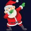 Junior's Design By Humans Christmas Dabbing Santa Claus By GiftsIdeas T-Shirt - 2 of 3