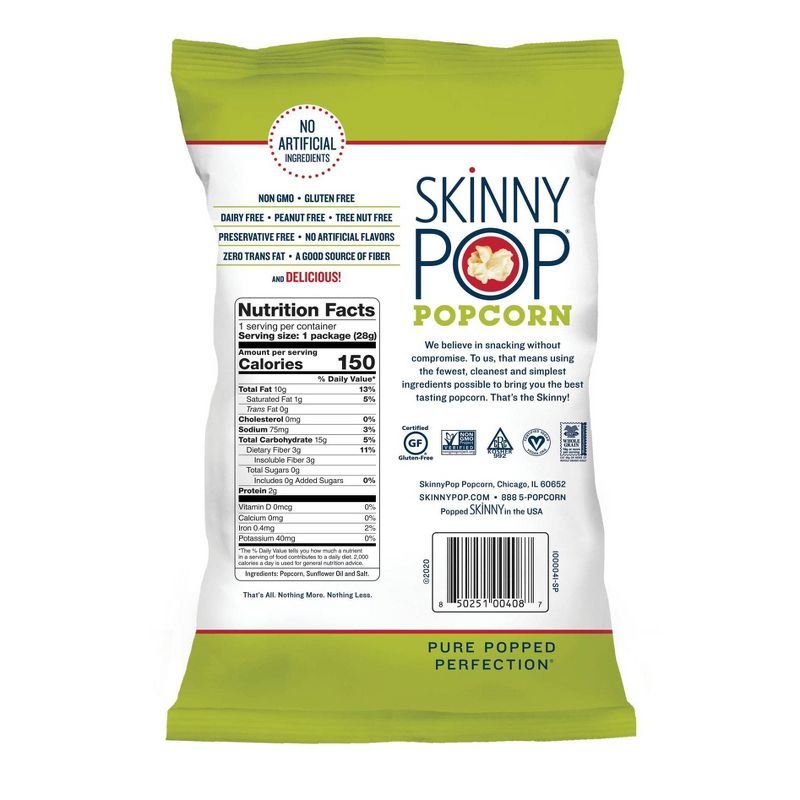 SkinnyPop Original Popcorn - 1oz, 3 of 5