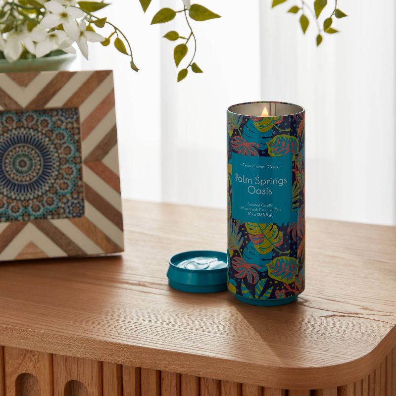 Printed Tin Can 10oz Candle Palm Springs Oasis - Opalhouse&#8482;, 2 of 4