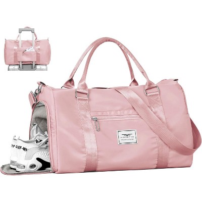 Hachikiko Gym Tote Duffle Bag with Wet Pocket & Shoe Compartment,Water Resistant Travel Carry On Weekender Bag