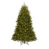 National Tree Company 7ft Full Pre-Lit Dunhill Fir Hinged Artificial Christmas Tree: 650 Dual Color LED Lights - 4 of 4
