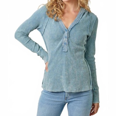 Women's Little Thermal Hoodie - mystree