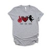 Simply Sage Market Women's Peace Love Cupid Short Sleeve Graphic Tee - 2 of 4