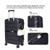 Belatt 3-Piece Hardshell Luggage Set (20/24/28") - TSA Lock, PP Lightweight Spinner Wheels, Adjustable Pull Rod & Name Card - 2 of 4