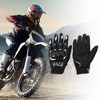 Unique Bargains Motorcycle Gloves Breathable Full Finger Gloves Nylon Outdoor Gloves 1 Pair - 2 of 4