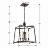Crystorama Lighting Sylvan 4 - Light Chandelier in  Polished Nickel - 2 of 2