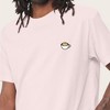 Dalix Cappuccino Embroidered Cotton Relaxed Boxy Fit Short Sleeve Crewneck Tee Shirt Mens - 4 of 4