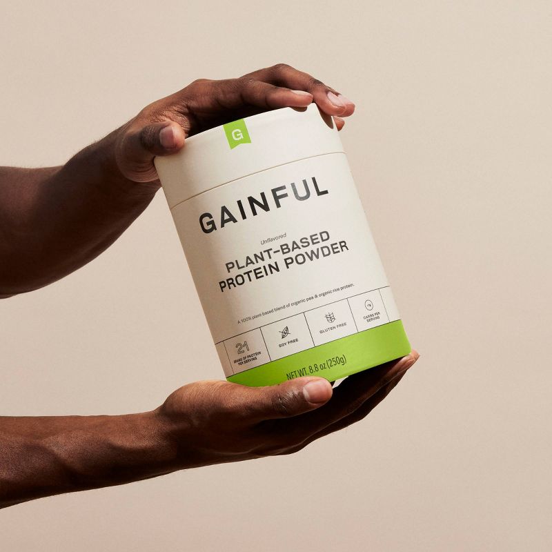 Gainful Vegan Plant Based Protein Powder - 10 servings, 6 of 7