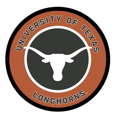 Evergreen Ultra-Thin Edgelight LED Wall Decor, Round, University of Texas- 23 x 23 Inches Made In USA