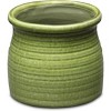 Cheung's Kifon Curved Ceramic Ceramic Pot - Medium - Olive Green - 3 of 3