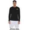 George Mason University Adult Sport Long Sleeve Left Chest Logo, Athletic Heather - 3 of 4