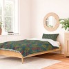 Deny Designs Twin/ Twin Extra Long Emanuela Carratoni Festive Mistletoe Duvet Cover and Pillow Sham - 2 of 4