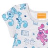 Nickelodeon Blue's Clues Short Sleeve Dress & Scrunchy Light Gray - 4 of 4
