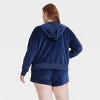 Women's Leisure Studio Velour Hoodie Sweatshirt - Universal Thread™ - 2 of 3