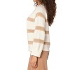 Women's Raglan Sleeve Novelty Stitch Strope Sweater - Democracy - 2 of 4