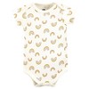 Hudson Baby Infant Girl Cotton Bodysuits, Dreamer Rainbow - 4 of 4