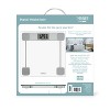 Thinner by Conair Digital Glass Weight Scale, Clear/Silver TH-321, TESTED  GOOD