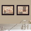 Gulches 2-Piece Vignette By Pam Britton, Printed Wall Art, Ready To Hang Framed Poster, Black Frame(Wash Room Collection) - 2 of 4
