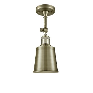 Addison - 1 Light Semi-Flush Mount In Traditional Style-13 Inches Tall and 5.25 Inches Wide - 1 of 3
