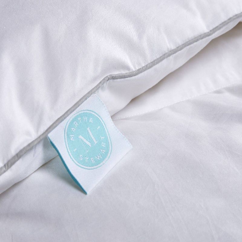 Standard 2pk Feather &#38; Down Bed Pillow White - Martha Stewart, 4 of 6