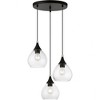 Livex Lighting Catania 3 - Light Pendant in  Black/Brushed Nickel - image 3 of 4