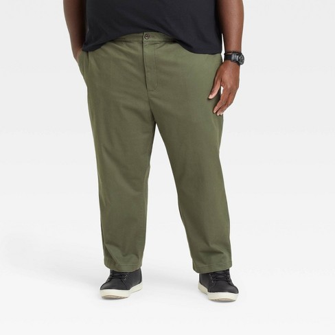 Men's Big & Tall Slim Fit Everyday E-waist Pants - Goodfellow & Co ...