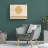Trademark Fine Art Fadil Roze Golden Sun Wood Slat Art - 4 of 4