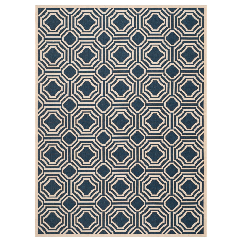  Hamina Outdoor Rug Navy/Beige