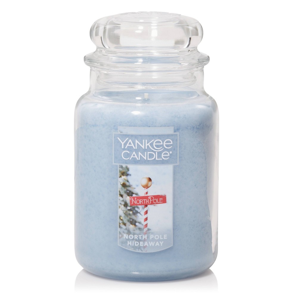 Photos - Other Decoration Yankee Candle Glass North Pole Hideaway Original Jar Candle 22oz 