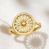 Pure Collection by Ross-Simons 14kt Yellow Gold Sun Circle Ring - 3 of 4