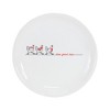 Stoneware Three French Hens Holiday Plate (Set of 4) - 3 of 3