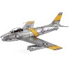 Model Kit North American F-86 Sabre Fighter Aircraft "Jolley Roger" United States Air Force Steel Model by Metal Earth - 2 of 4