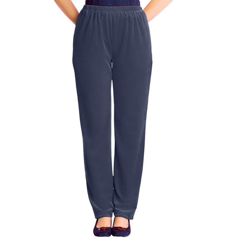 Woman Within Women's Plus Size Velour Pant, 1 of 3