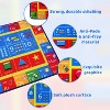 Kids Play Rug 4ft Round Area Rug ABC Carpet Ultra-Soft Non Slip Educational Rug Alphabet Numbers Shapes Circle Learning Playmat - 4 of 4