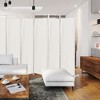 Costway 6-Panel Room Divider Folding Privacy Screen w/Steel Frame Decoration Brown\Black - 2 of 4