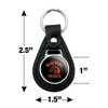 Wartburg College Knights Logo Black Leather Keychain - 2 of 4