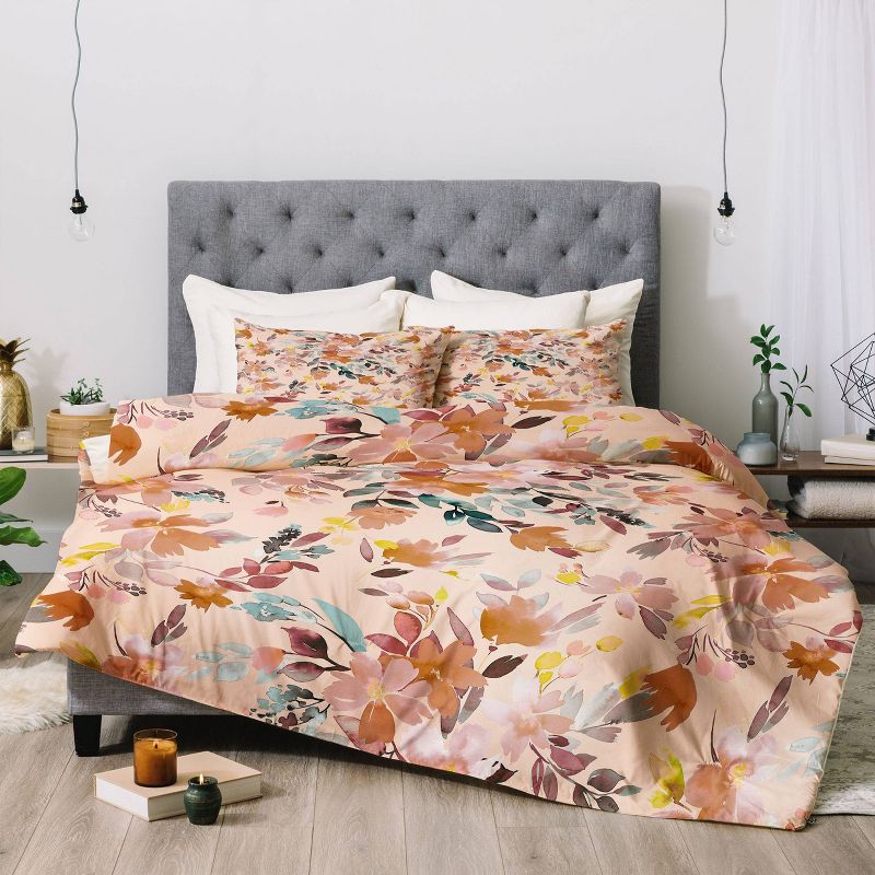 Ninola Design Summer Moroccan Floral 100% Cotton Comforter Set - Deny Designs, 5 of 6