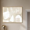 Art Remedy Cream and Ivory Modern Minimal Abstracts Framed - 2 of 4