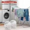 Unique Bargains Large Mesh Durable Washable Laundry Bags 2 Pcs White - 4 of 4