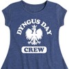 Girls' - Instant Message - Dyngus Day Crew Fit & Flair Cap Sleeve Graphic Dress - 2 of 4