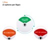 Unique Bargains 3 Options Magnetic Adhesive Decor Home Business Privacy Sign - 3 of 4