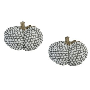TopComfy Decorative Object Glass Christmas Ball Ornaments Set of 6 for Holiday Tree Decor, White and Gray, 16"*16.54"*8" - 1 of 4