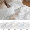 3 Pieces Boho Duvet Cover Set for All Seasons Soft Shabby Chic Embroidery Boho Bedding - 4 of 4