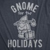 Mens Gnome For The Holidays T Shirt Funny Christmas Party Family Graphic Tee - Crazy Dog Men's T Shirt - 2 of 4